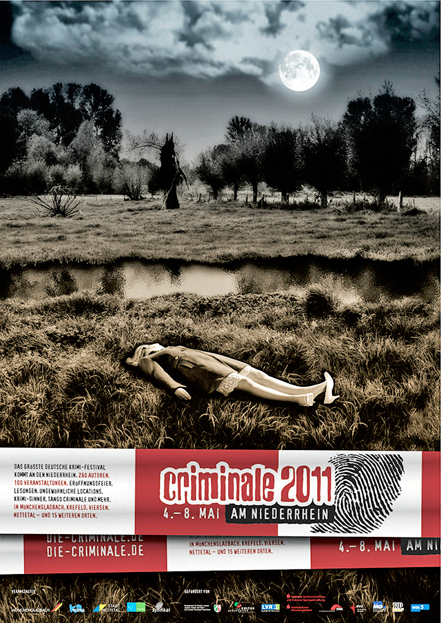 Plakat zur Criminale 2011. © Kulturbüro Mönchengladbach