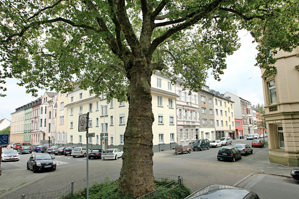 Jägerstraße/Ecke Blumenplatz, 2014, Krefeld. Foto: Ralf Janowski