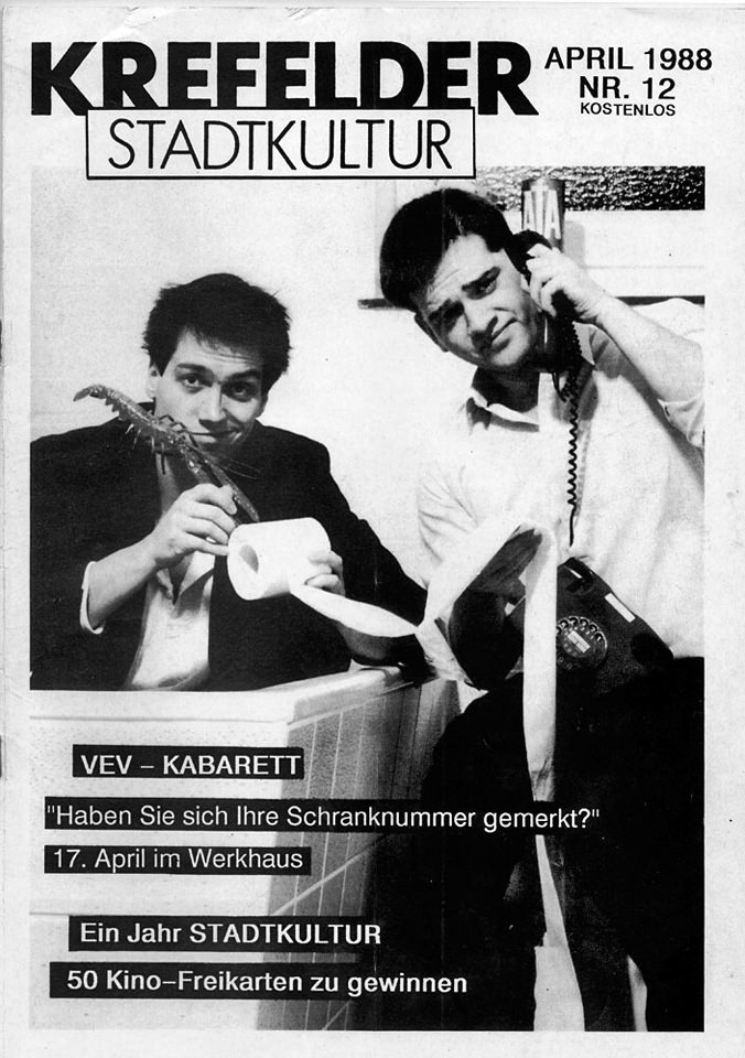 »Krefelder Stadtkultur«, Ausgabe April 1988. Repro: K.-H. Bongartz