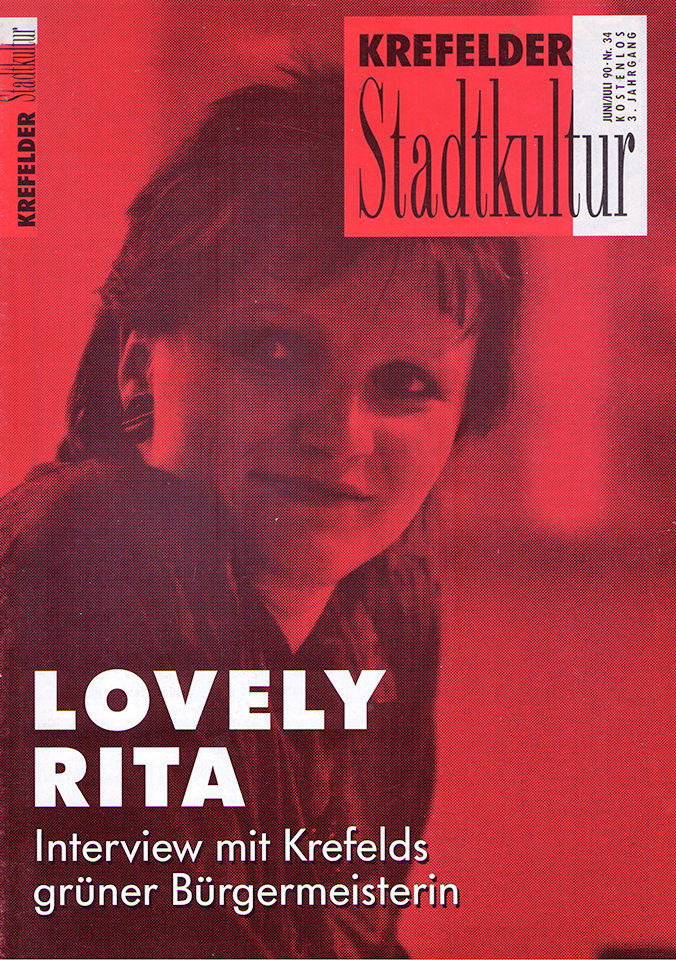 »Krefelder Stadtkultur«, Ausgabe Juni/Juli 1990. Repro: kMs