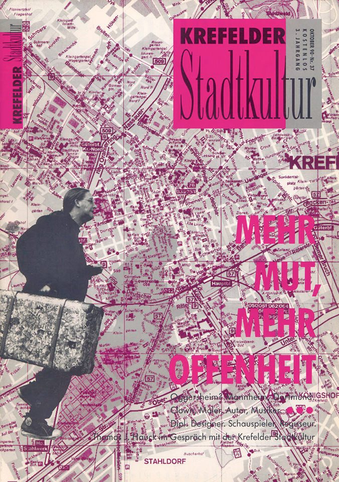 »Krefelder Stadtkultur«, Ausgabe September 1990. Repro: R. J.