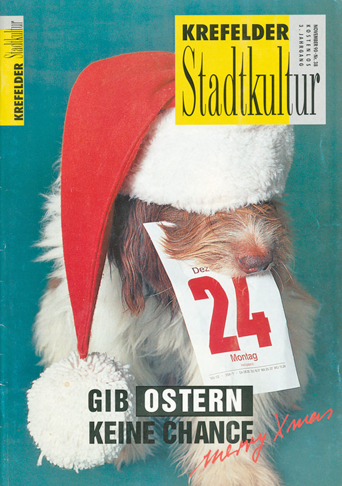 »Krefelder Stadtkultur«, Ausgabe November 1990. Repro: R. J.