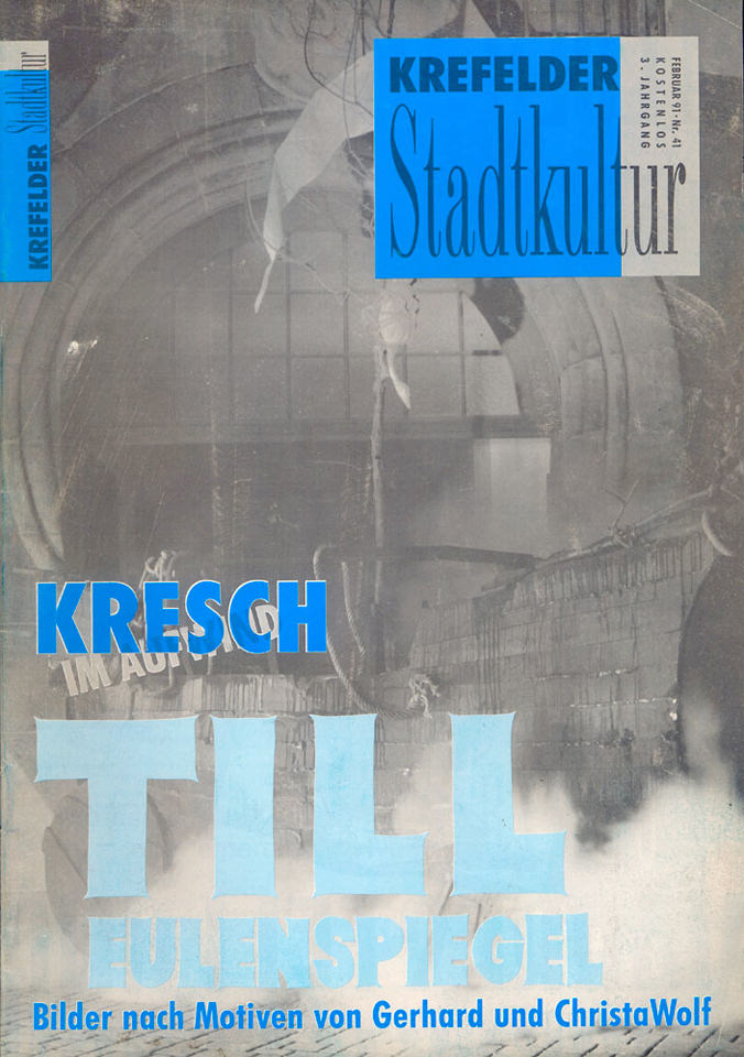 »Krefelder Stadtkultur«, Ausgabe Februar 1991. Repro: K.-H. Bongartz