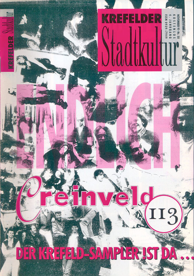 »Krefelder Stadtkultur«, Ausgabe November 1991. Repro: K.-H. Bongartz