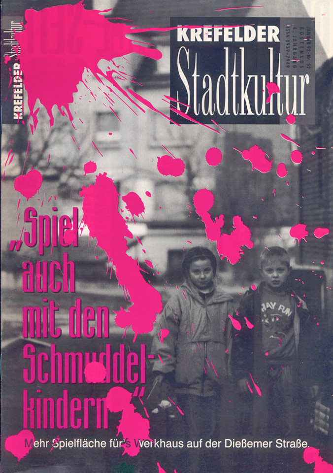 »Krefelder Stadtkultur«, Ausgabe Januar 1992. Repro: K.-H. Bongartz