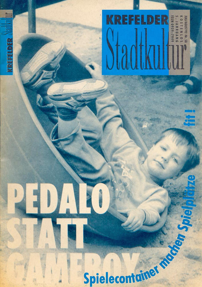 »Krefelder Stadtkultur«, Ausgabe Juli/August 1992. Repro: K.-H. Bongartz
