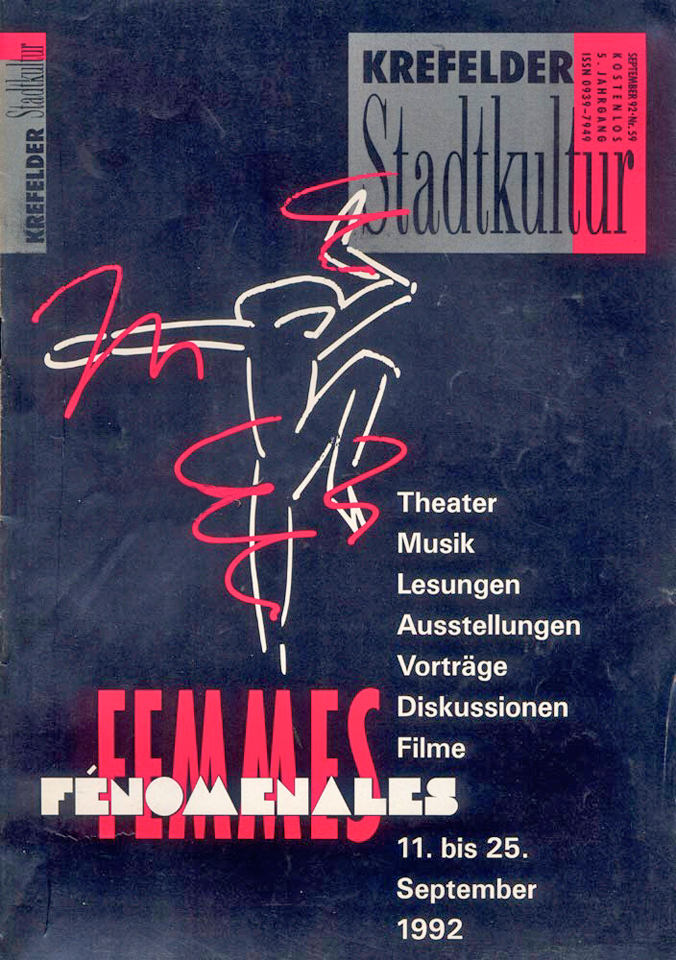 »Krefelder Stadtkultur«, Ausgabe September 1992. Repro: K.-H. Bongartz
