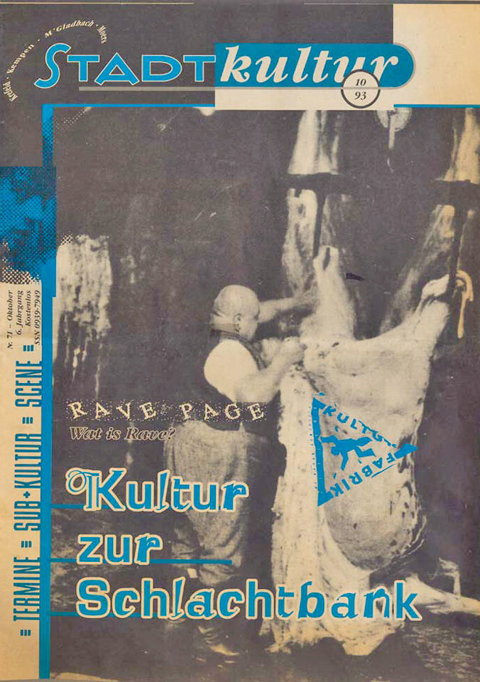 »Krefelder Stadtkultur«, Ausgabe Oktober 1993. Repro: K.-H. Bongartz