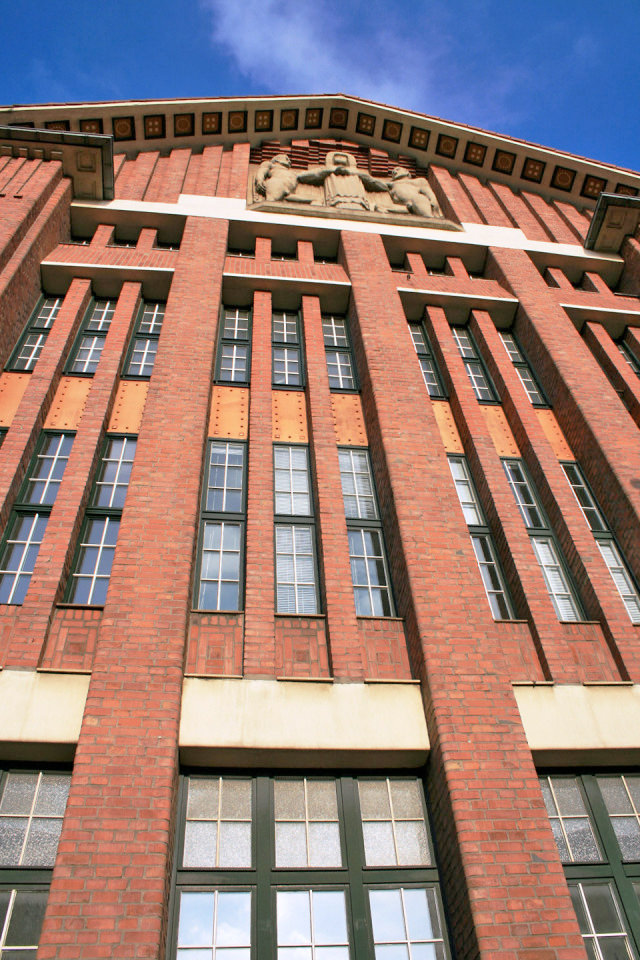 Fassade der Brotfabrik »Im Brahm« an der Ritterstraße, 2014. Foto: Ingrid Schupetta